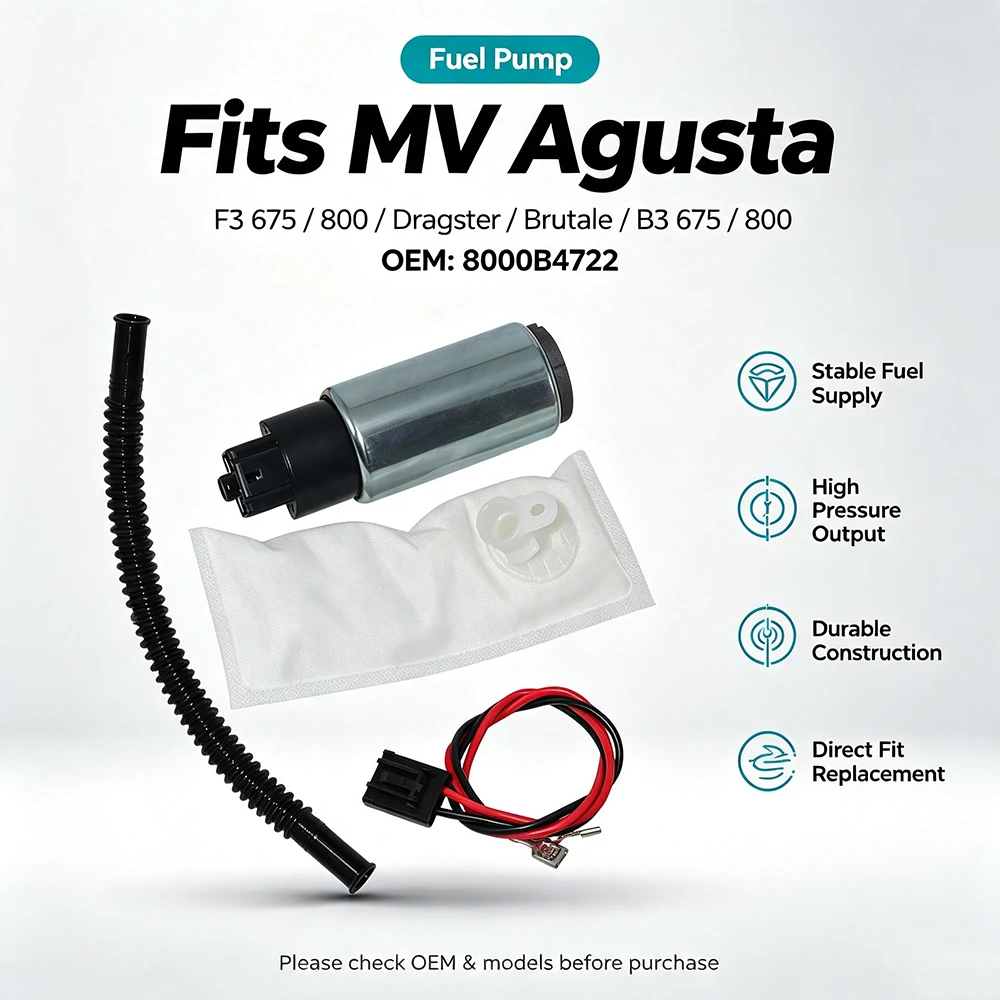 Fuel Pump For MV Agusta F3 675 Serie RC 800 RC AGO Dragster LH RR Brutale B3 675 800 RR 8000B4722