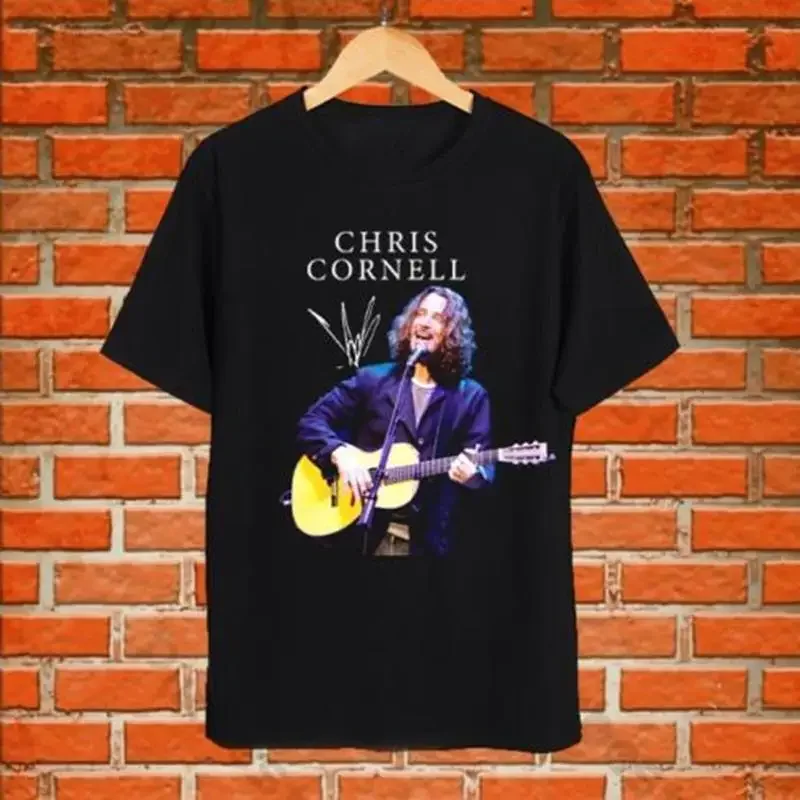 Chris Cornell Signature Black All Size T Shirt