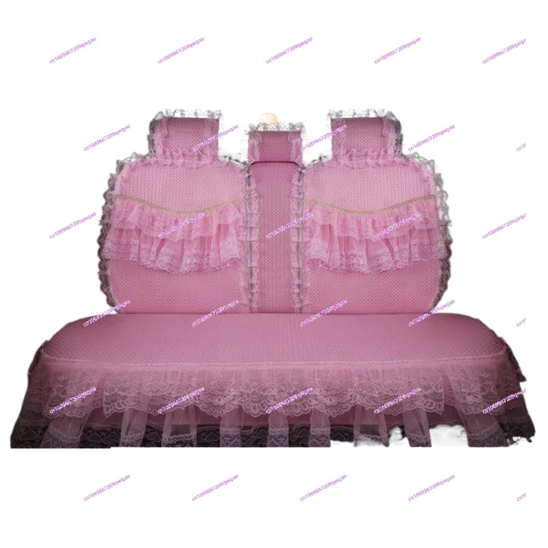 Protector accessories, cute pink car seat cover for women and girls, full set of indoor kawaii decoration