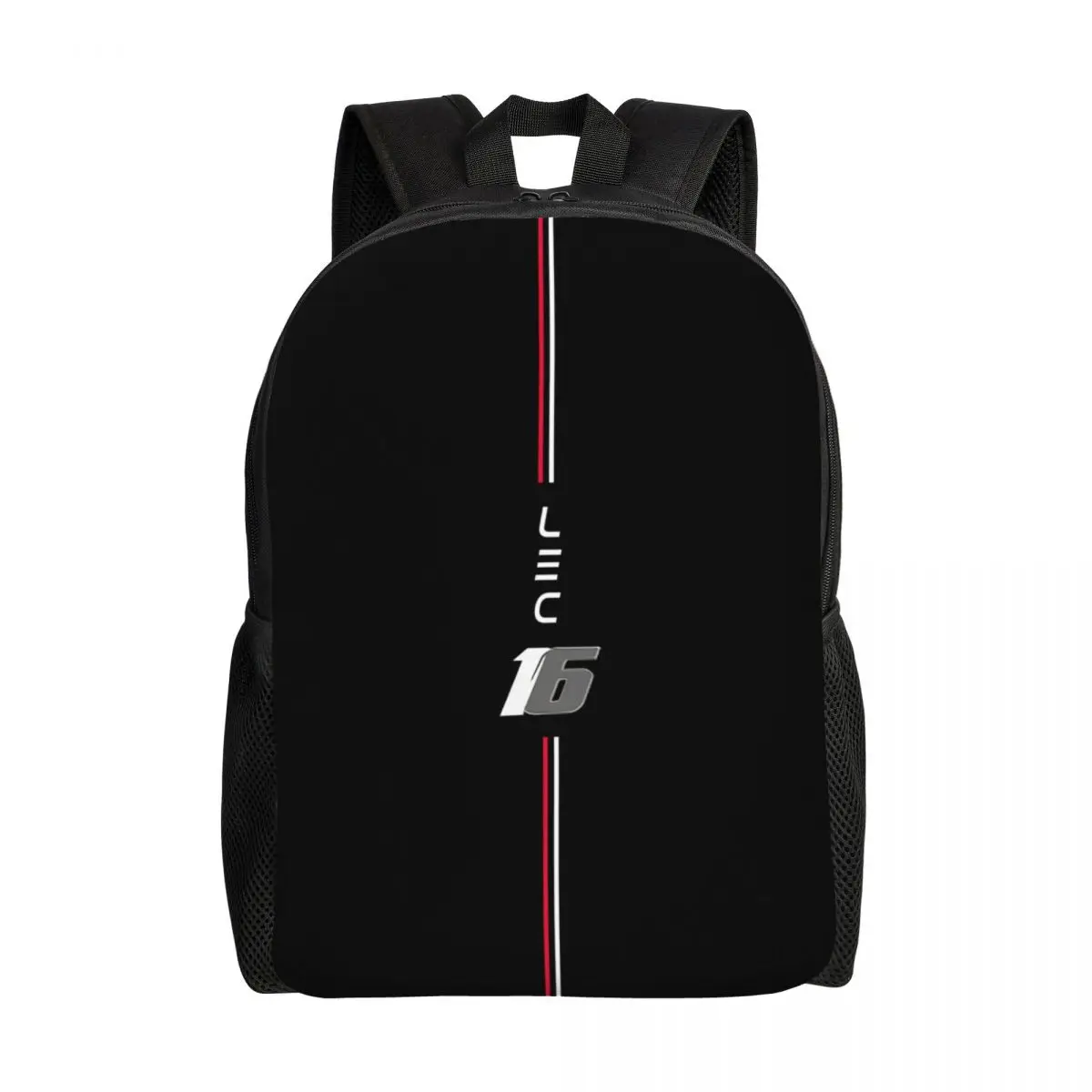 Custom LEC16 Racing Driver Star Travel Backpack Women Men School Computer Bookbag Motorsports College Student Daypack Bags