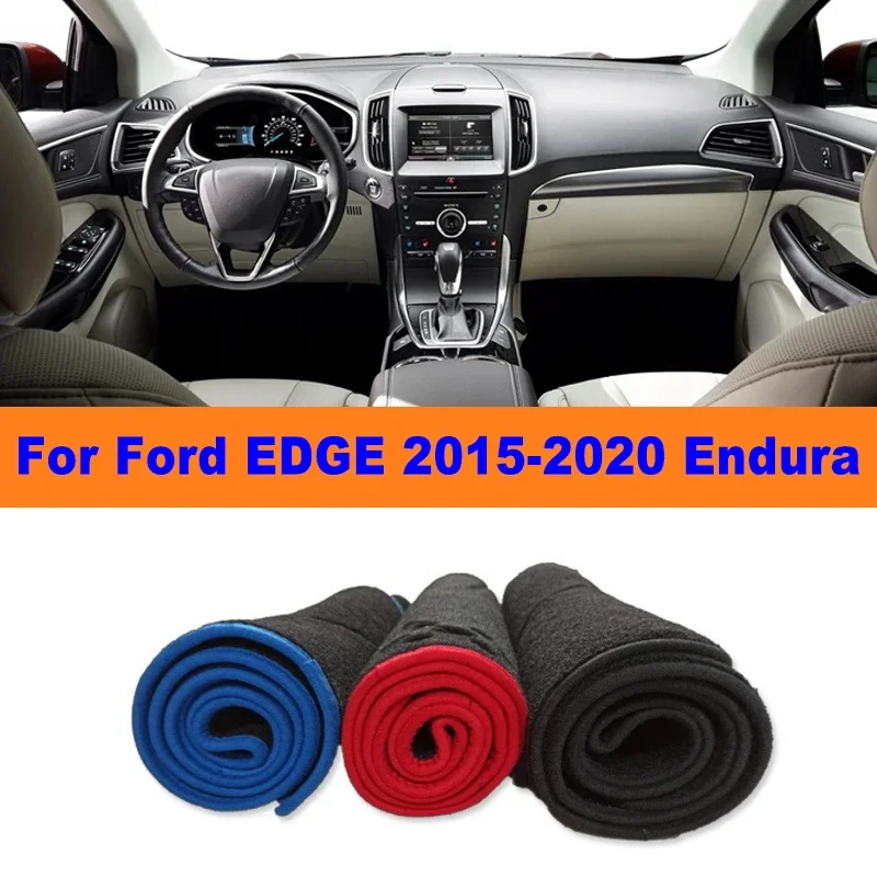 

Anti-Glare Dashboard Cover Dash Mat Non-Slip Sun Shade Pad Interior Protector For Ford EDGE 2015-2020 Endura Car Accessories
