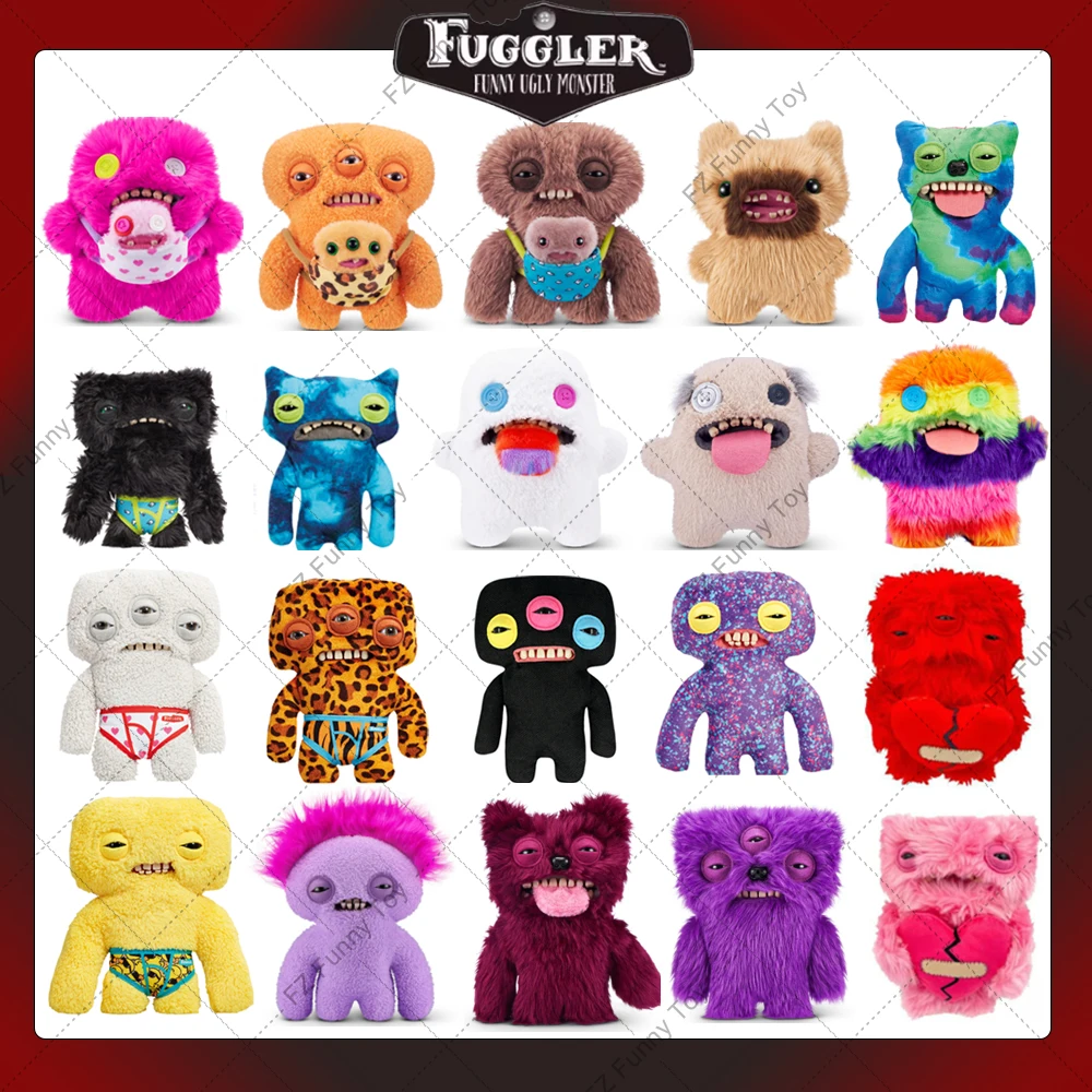

Оригинальная плюшевая игрушка Fuggler Monster, 22 см, широкоугольная дырочка, наследная чужой розыгстер-монстр, пушистая кукла, высокое качество, подарок на день рождения