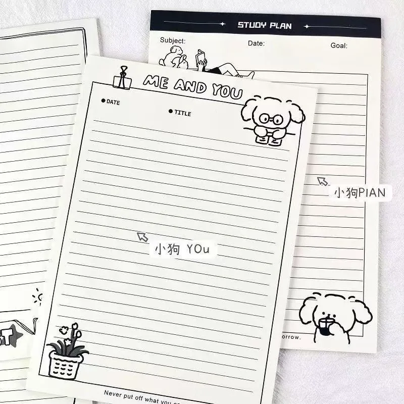 Bloc-notes adhésif détachable style papier B5 Angel Wings, design élégant et de qualité supérieure, pour étudiants, idéal pour notes, journal intime et carnet de notes.
