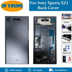 Original Battery Cover Rear Door For Sony Xperia XZ1 Back Battery Cover Housing Door For Sony Xperia XZ1 Back cover Replacement