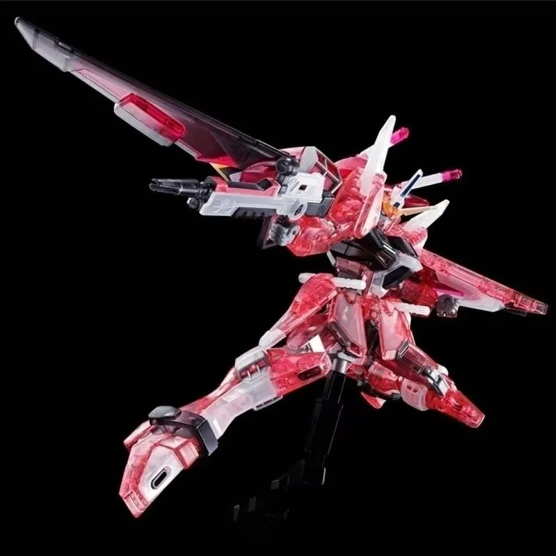 HG 1/144 Kleurrijke Transparante Oneindige Justitie Assembleren Mech Model Kit Actiefiguren Jongen Puzzel Speelgoed Decoratie Cadeau