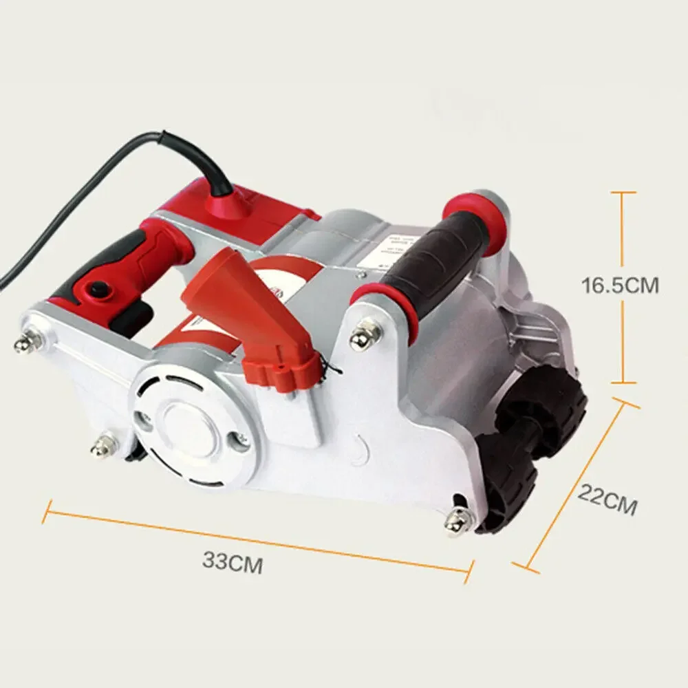 Máquina elétrica de corte de concreto com ranhuras para piso e parede de 1100 W – Ferramenta de entalhe para trabalhos de construção eficientes, 50 Hz