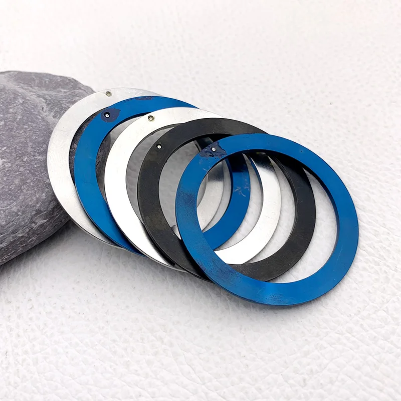 Mod 41x32mm Samurai Bezel Insert Ring Curved Bezel Fits King Samurai Series Watch Case Stainless Steel Bezel Insert Spare Parts