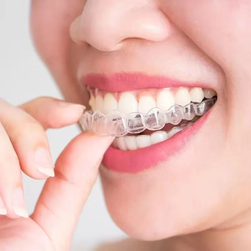 2-piece Teeth Tray Whitening Braces For Oral Hygiene Care Bleaching Teeth Tools image 5
