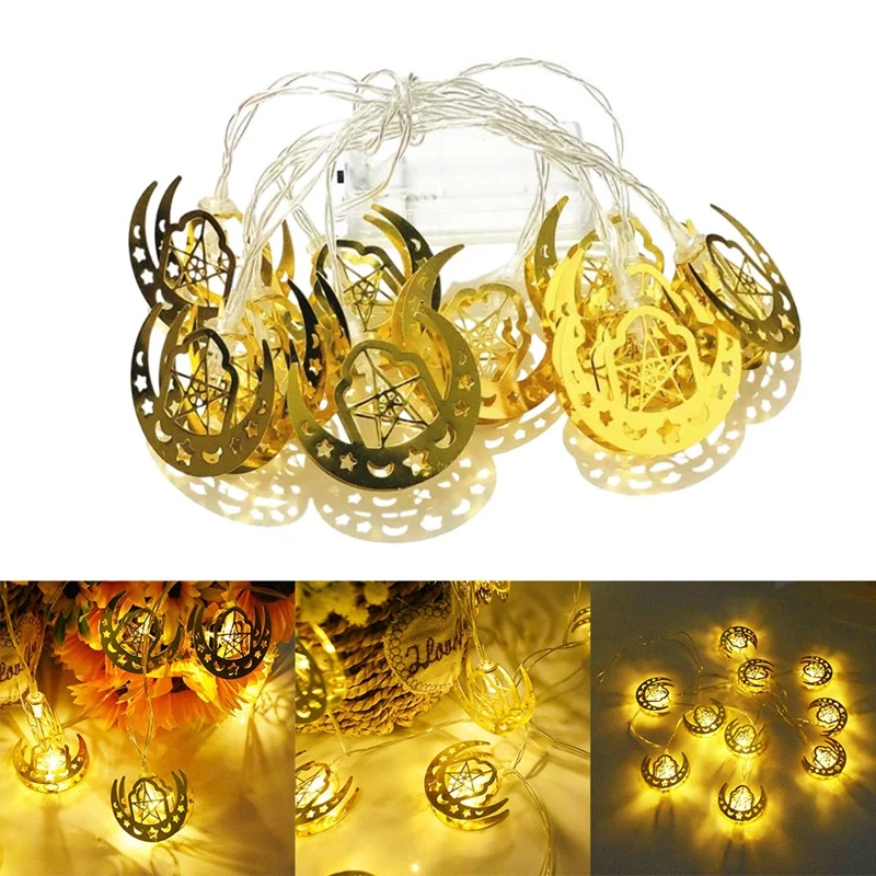 

Горячая Распродажа, Светодиодная звезда JFBL, 3 в, светодиодная строка, Луна, звезда, семейное праздничное украшение для семейного сада, газона