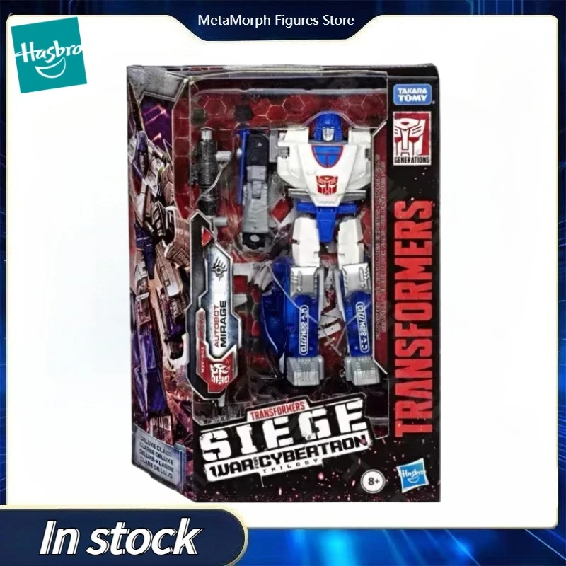 ของแท้จาก Hasbro Transformers War for Cybertron Siege WFC-S43 AUTOBOT MIRAGE ฟิกเกอร์อนิเมะระดับดีลักซ์ ของเล่นแอคชั่น