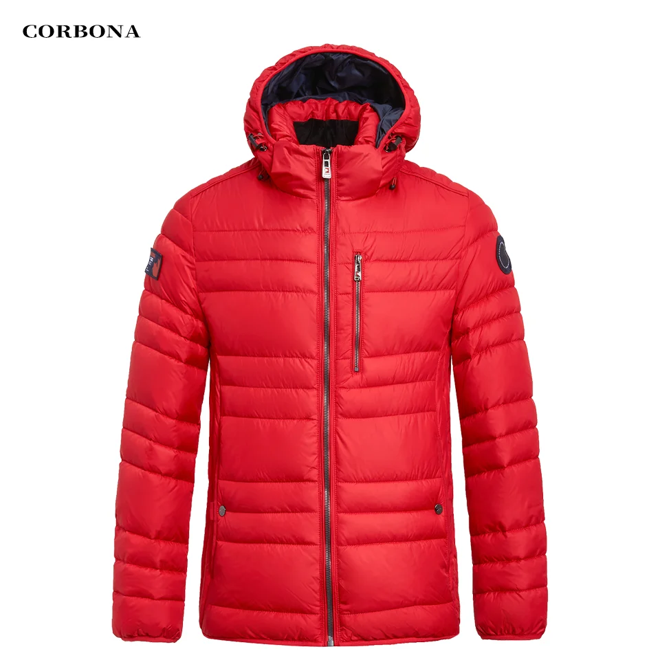 2024 Corbona Winter Männer Mantel dicke Jacke einfrieren warmes Fell abnehmbare Hut Papa Geschenk im Freien coole Mode täglich lässig schwarzen Parka