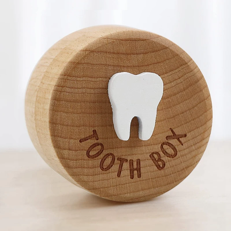 Tooth Fairy Box 3D Carved Wooden Box Tooth Fairy Box Decorative Accessories For Boy Or Girl