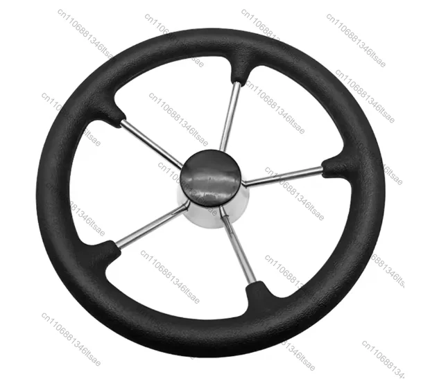 Accessories 1pcs 11/13.5/15.5 black foam without grip marine steering wheel 316 stainless steel upper hole 17mm lower hole 19mm