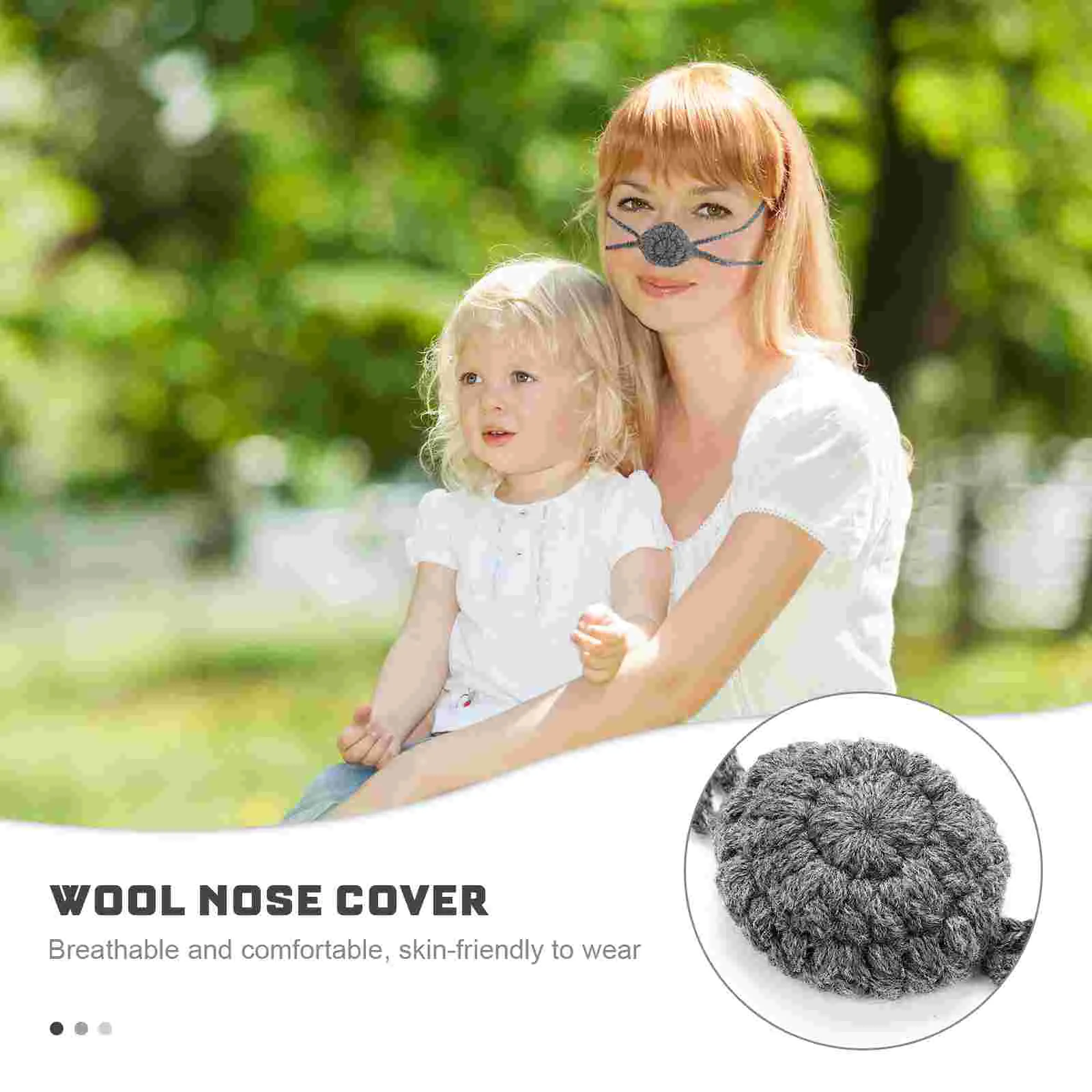 Face Steamer Nose Mask Wool Gloves Outdoor Protector Winter Cover Warmer Heated for Men