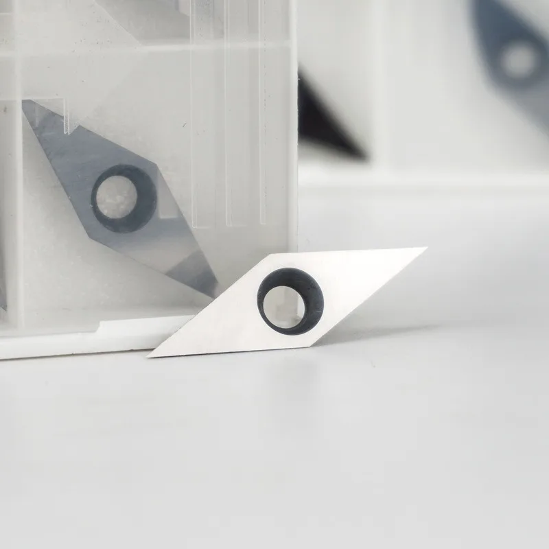 Indexable Carbide Woodturning Inserts, Square Round Diamond Radius Cutters for Wood Lathe Woodworking