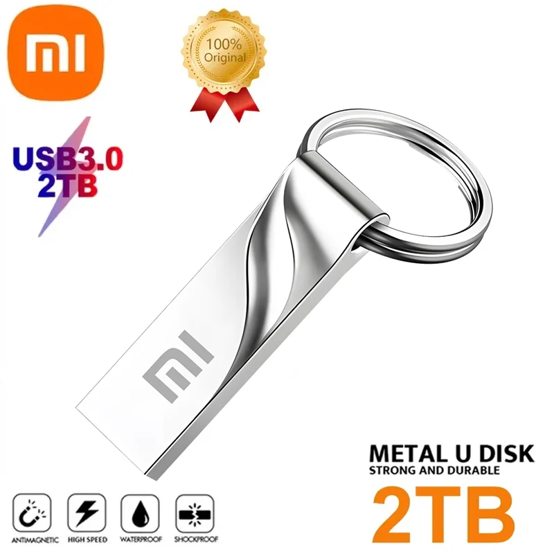 Xiaomi U Disk 2TB USB 3.1 High Speed Pendrive 1TB Type-C Interface Computer Mutual Transmission Portable USB Memory Smart Home