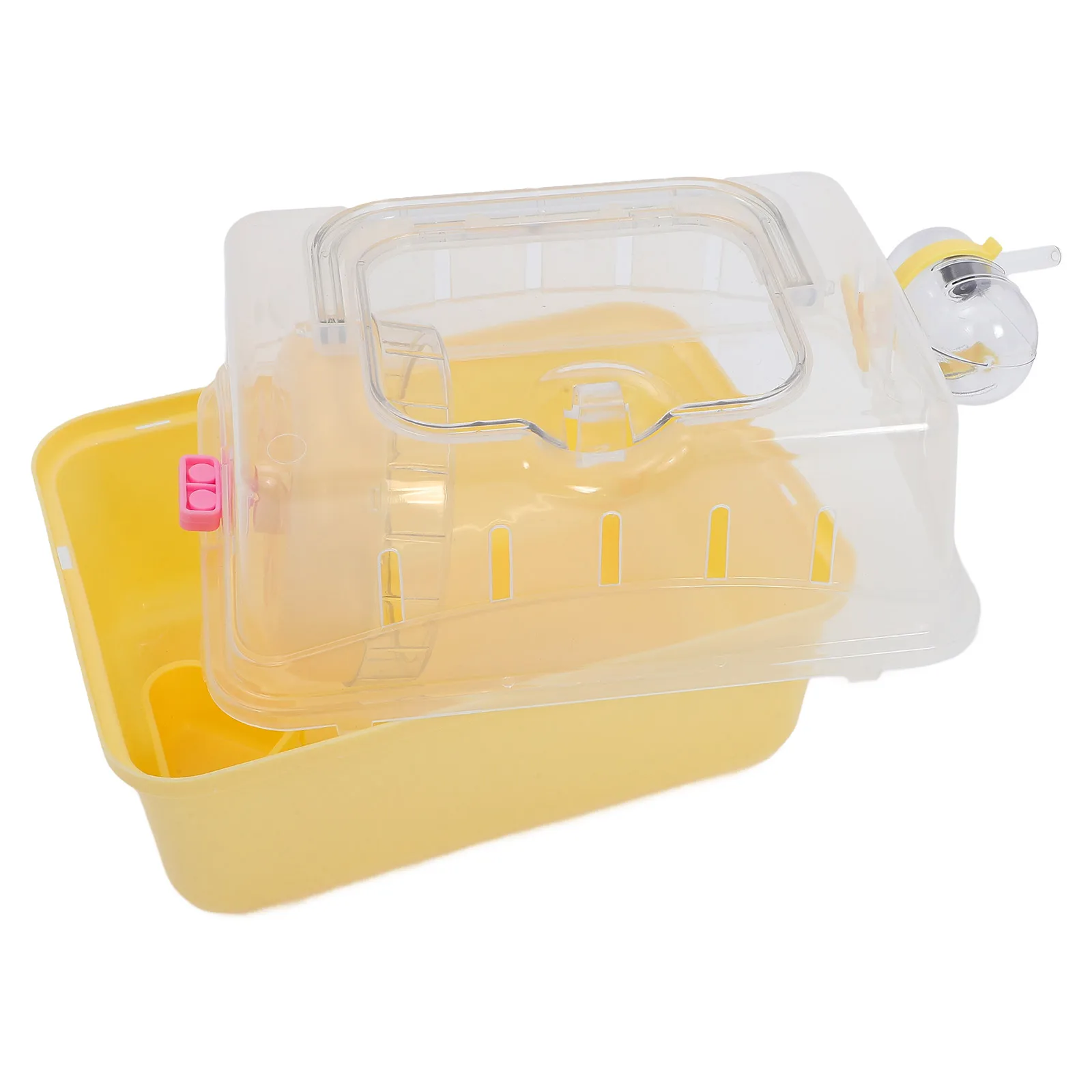 

Sunroof Hamster Cage Plastic Portable Outdoor Travel Carrier Lightweight Small Pet Box Suitable for Hamsters Rabbits