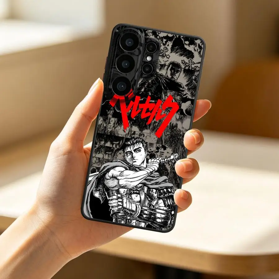 Berserks Cool Man Case for Samsung Galaxy S26 S25 Ultra S21 S20 FE S22 S24 Plus Note 20 Ultra 10+ S23 FE Funda Back Phone Cover