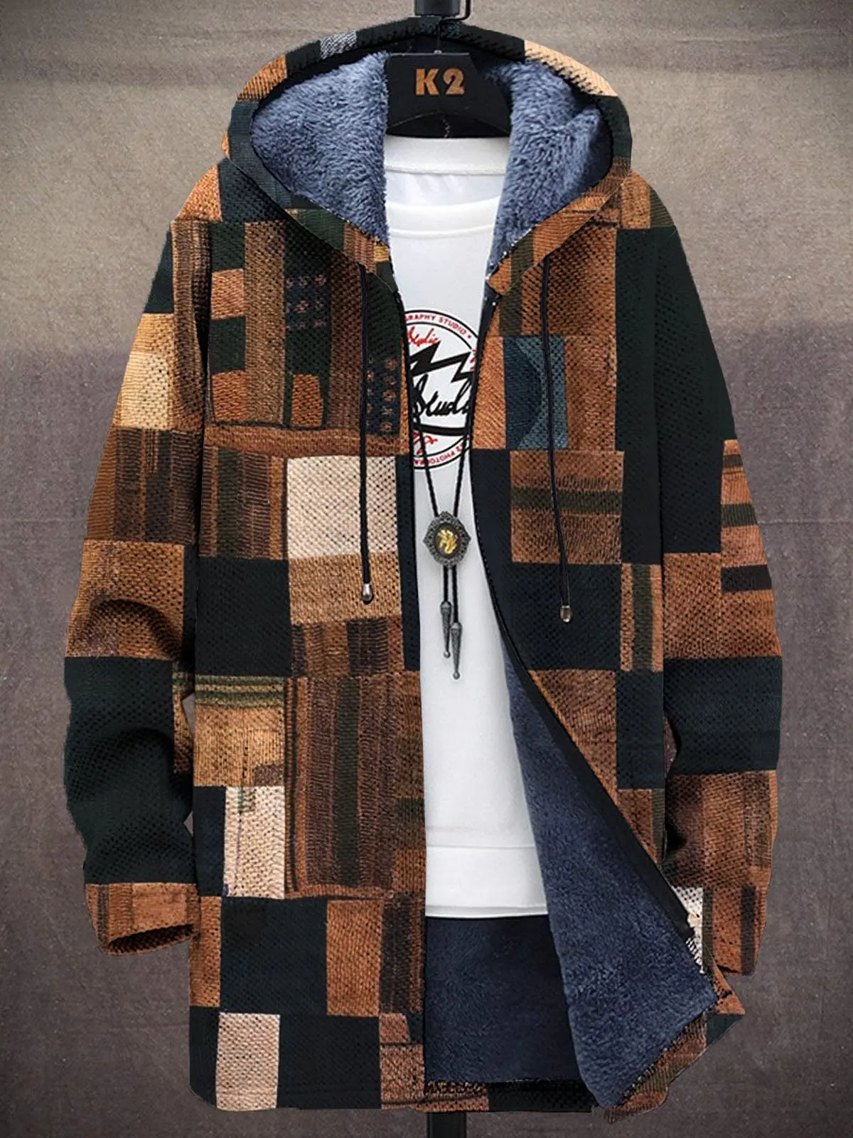 

Необычные цветные строчки с принтом, унисекс, плюшевый толстый свитер с длинными рукавами, кардиган, пальто, толстовки, свитер на флисовой подкладке, пальто