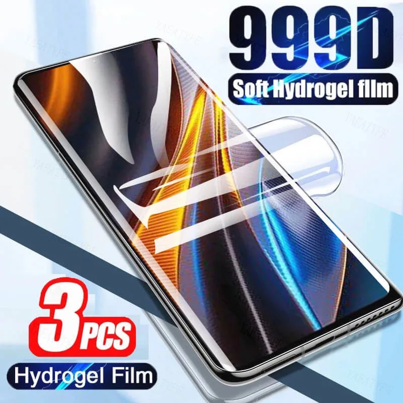 3PCS Hydrogel Film Screen Protector For Xiaomi Redmi Note 9 10 11 8 Pro Redmi Note 9S 10S 11S 9A 9C 9T 10T 8T