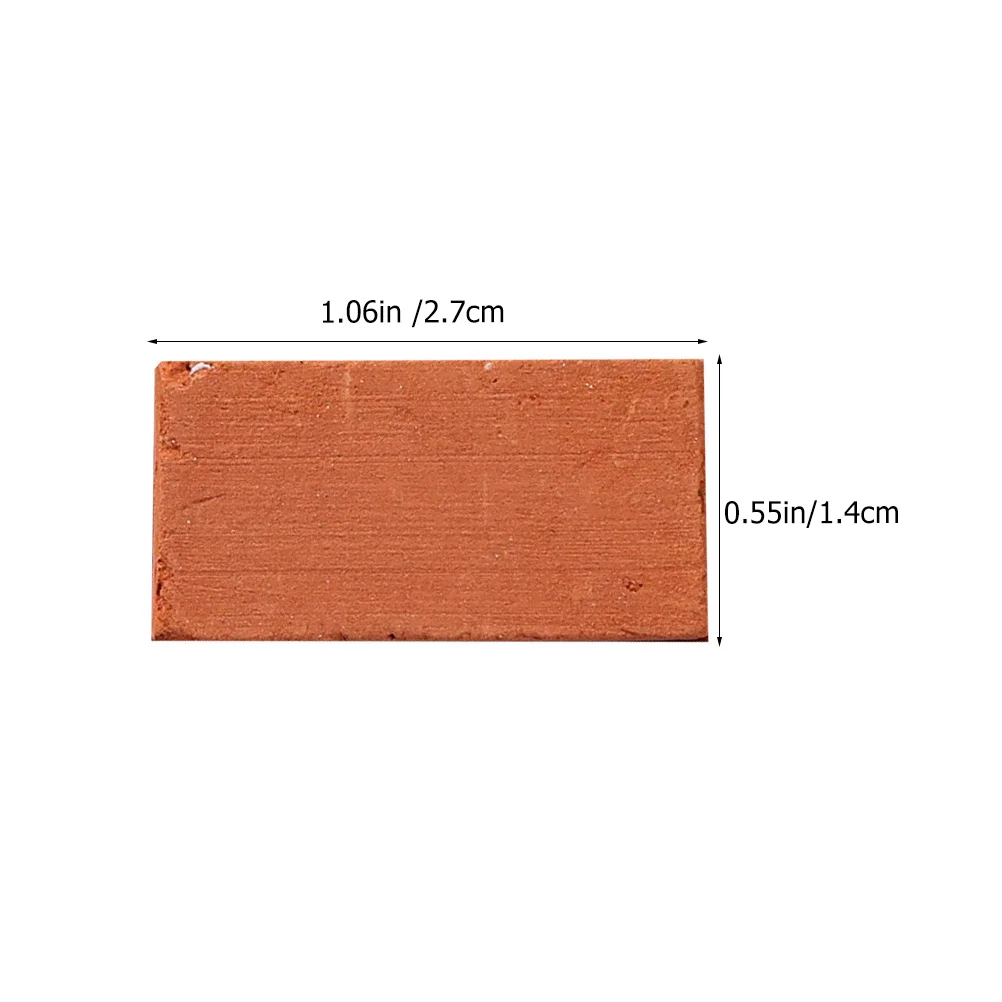 40 قطعة من الطوب الصغير للمنازل DIY ديكور طاولة الرمل نماذج الطوب الاصطناعي تطوير الإبداع للأطفال منظر طبيعي قابل للتكديس #4