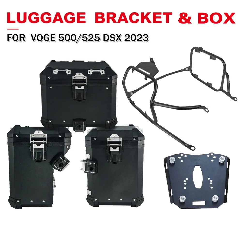 

For VOGE 525DSX 500DSX Motorcycle Luggage Trunk Storage Top Case Box Luggage Rack Tail Side Box Saddlebag Bracket 525 500 DSX