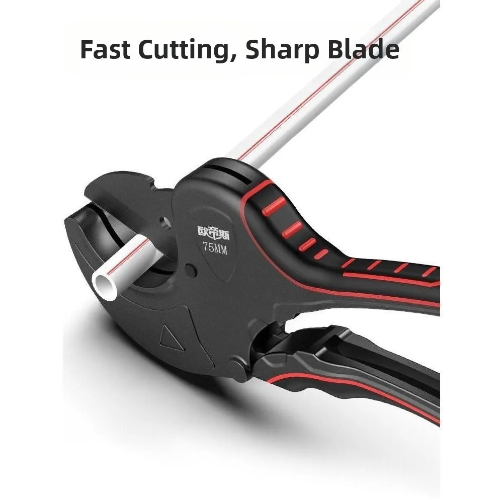 

Труборез ручной из алюминиевого сплава с удобной рукояткой и предохранительным замком, инструмент для резки труб, нескользящая ручка, многофункциональный