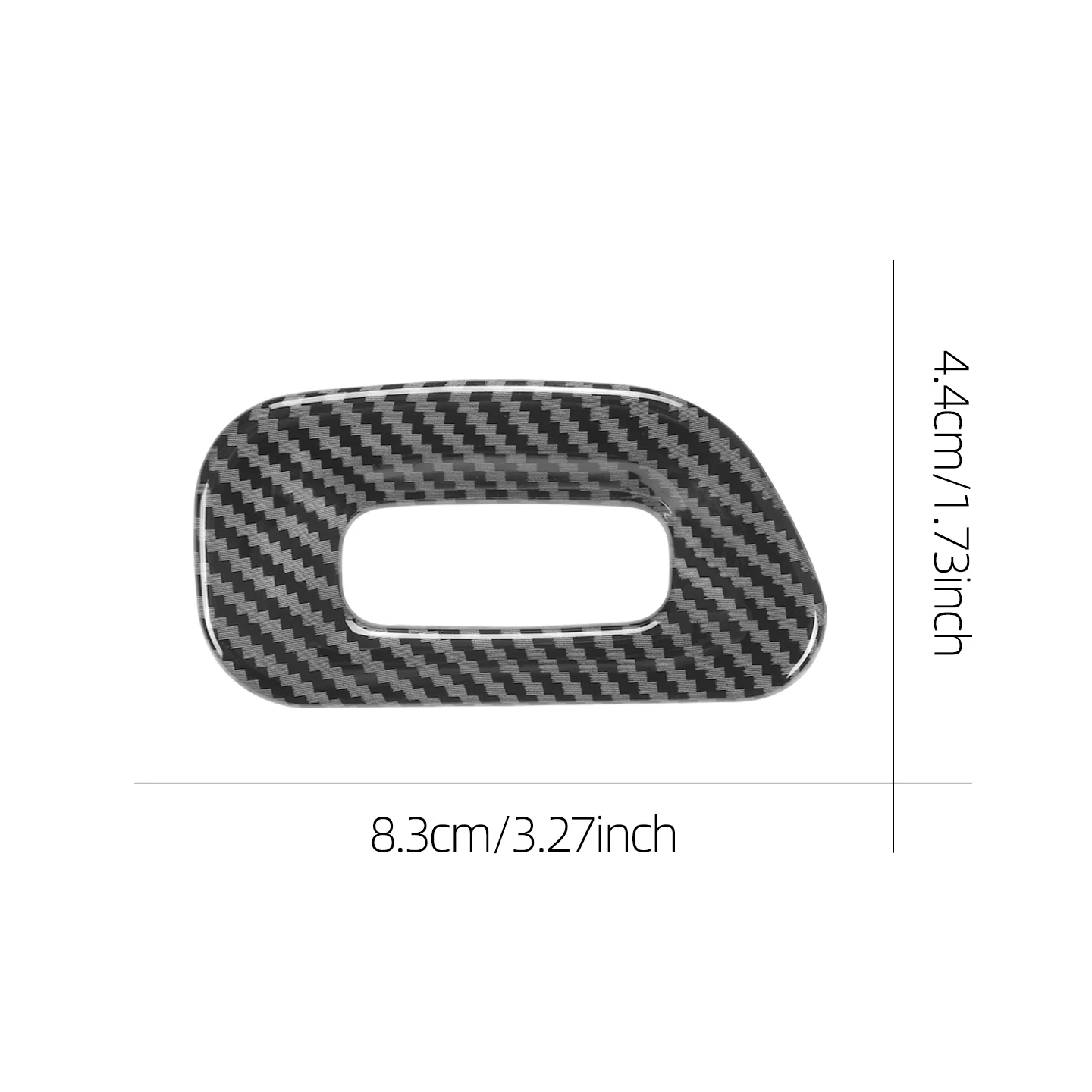 لهوندا 2022 2023 2024 2025 11th GEN سيفيك اكسسوارات سيارة جذع زر إطار الزخرفية ABS ألياف الكربون نمط #6