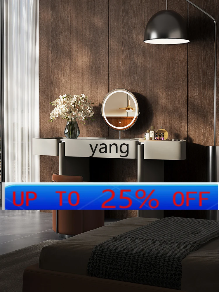 

LMM Italian minimalist dressing table bedroom modern minimalist high-end light luxury marble dressing table