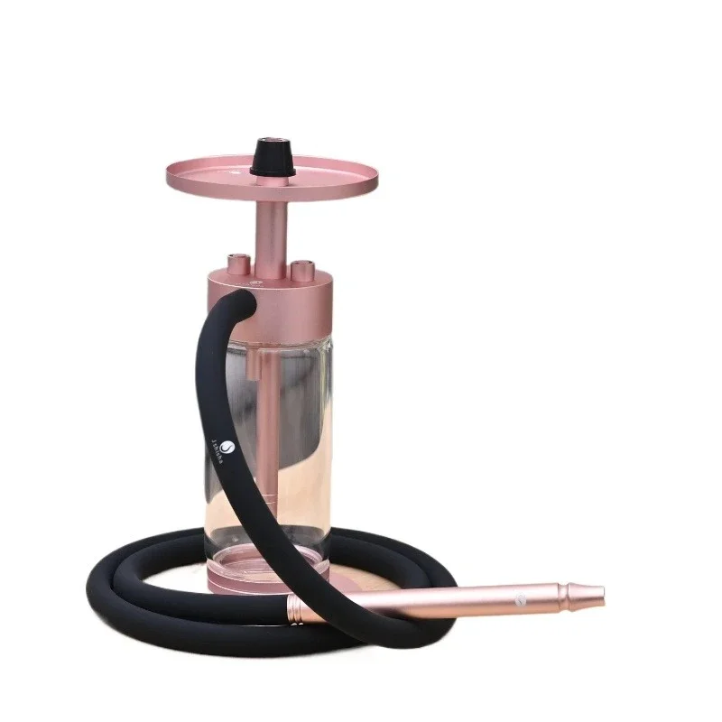 

Hookah Stainless steel electric hookah set with luxury gift box matte acrylic bar ignite
