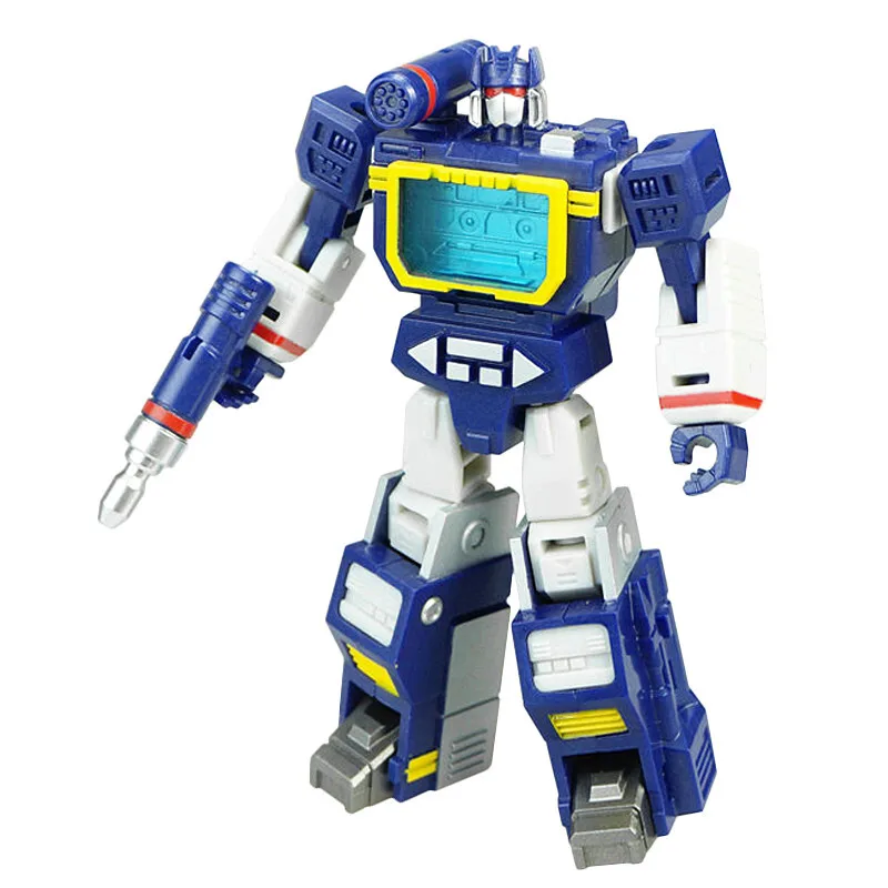 Minifigura DE ACCIÓN DE Soundwave con Laserbeak, transformable, MFT, HS-03, HS03, Hot Soldiers G1, Pocket War, Deformation, Robot de juguete, regalos