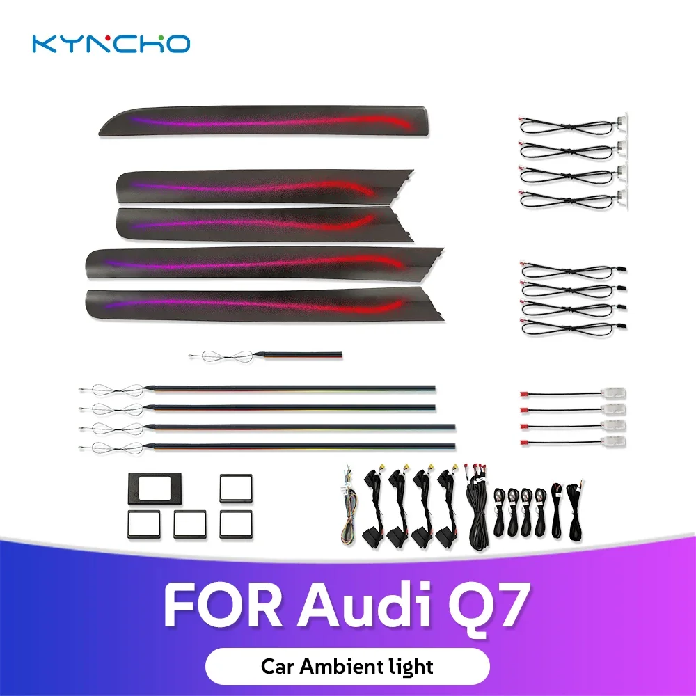 For Audi Q7 LED Car Ambient Light 12v Interior Ambient Lights Symphony Led Ceiling Light with Colorful Features OEM Accepted