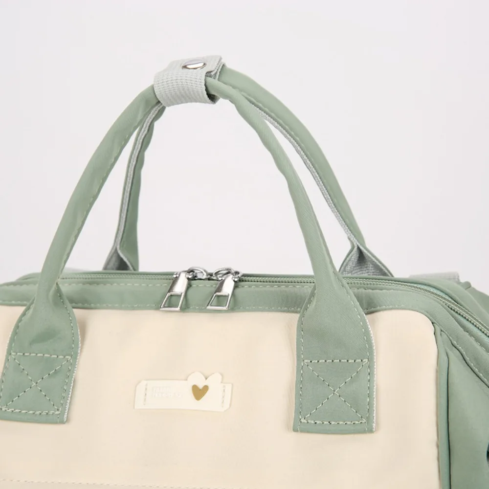 Fashion Large Capacity School Backpack Multi-functional Hand-held Diaper Bag Waterproof Mommy Bag Student