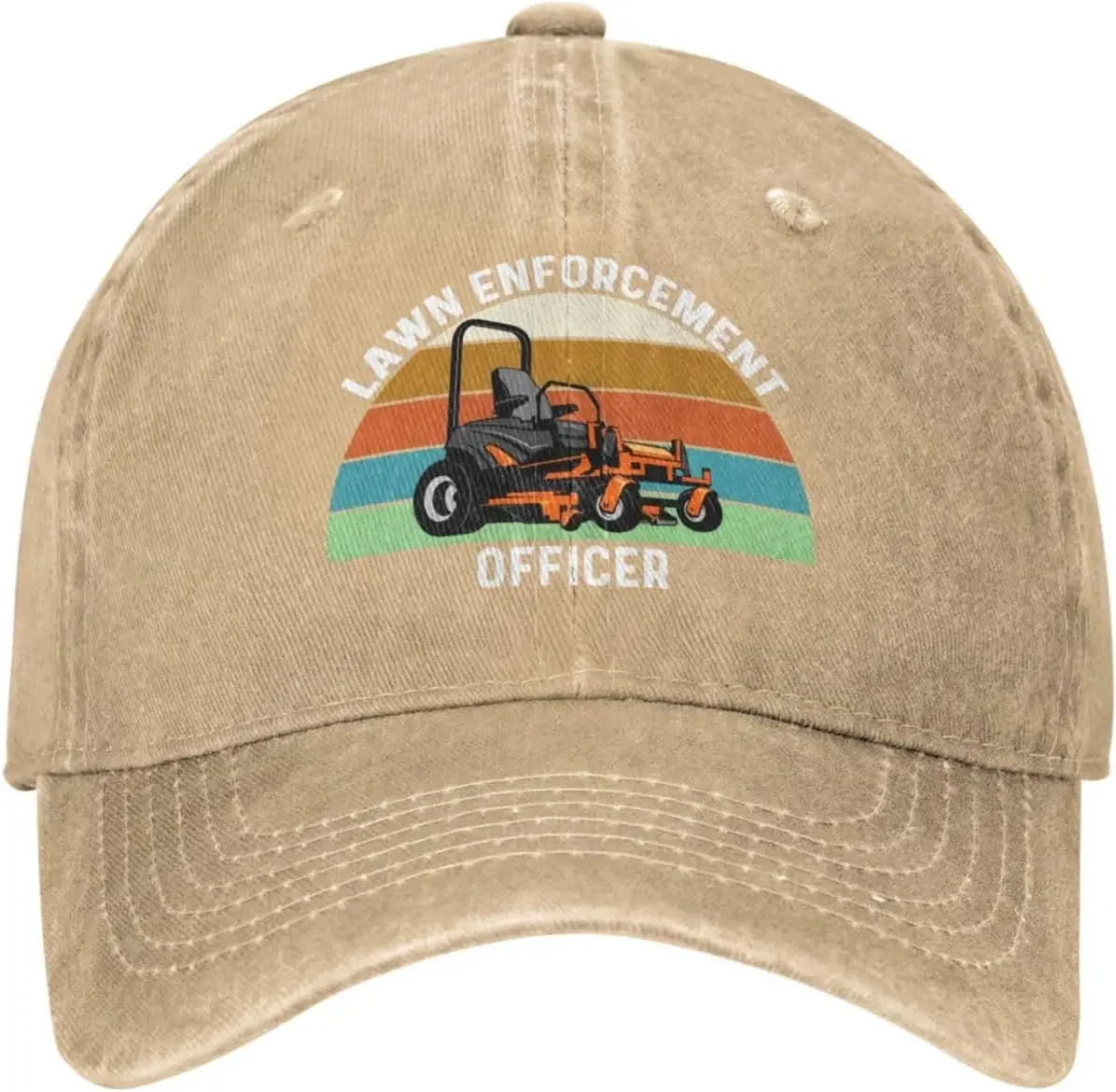 잔디밭 집행관 모자 디자인 모자가 있는 남성용 아빠 모자