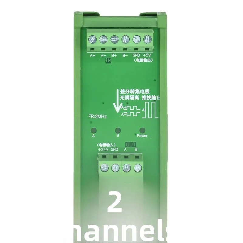 Differential To Collector Single-Ended Signal Converter, TTL To HTL Encoder High-Speed Converter Module