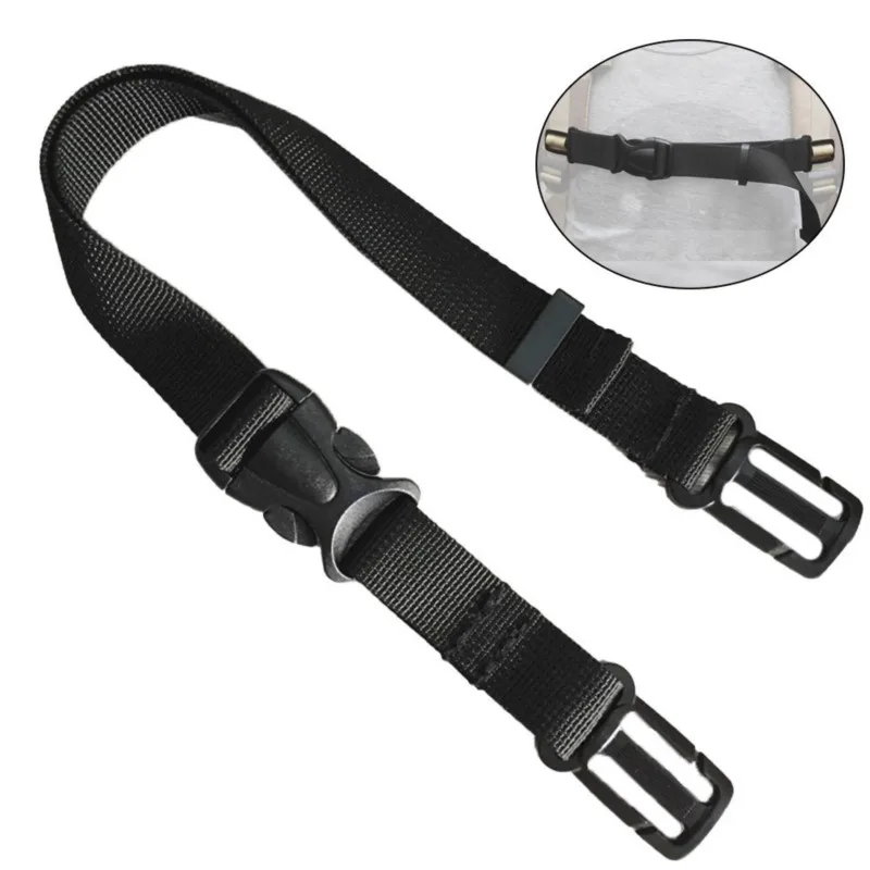 Adjustable Outdoor Chest Strap Sternum Harness Webbing Buckled Nylon With Whistle Backpack Accessories Anti Slip