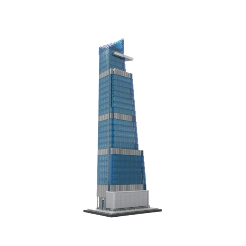 Spot MOC-3090pcs Moderne Street View Architectuur Kleine Deeltjes Assemblage Bouwstenen Puzzel Speelgoed Model Cadeauset Ornament