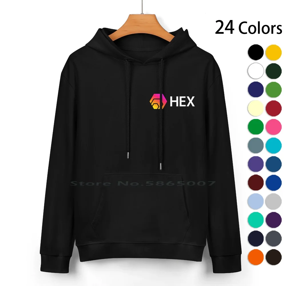 

Hex Crypto Hexagon Logo Pure Cotton Hoodie Sweater 24 Colors Rep Hex Hex Bitcoin Stake Hex Hex Coin Hex Crypto Currency Hex Win