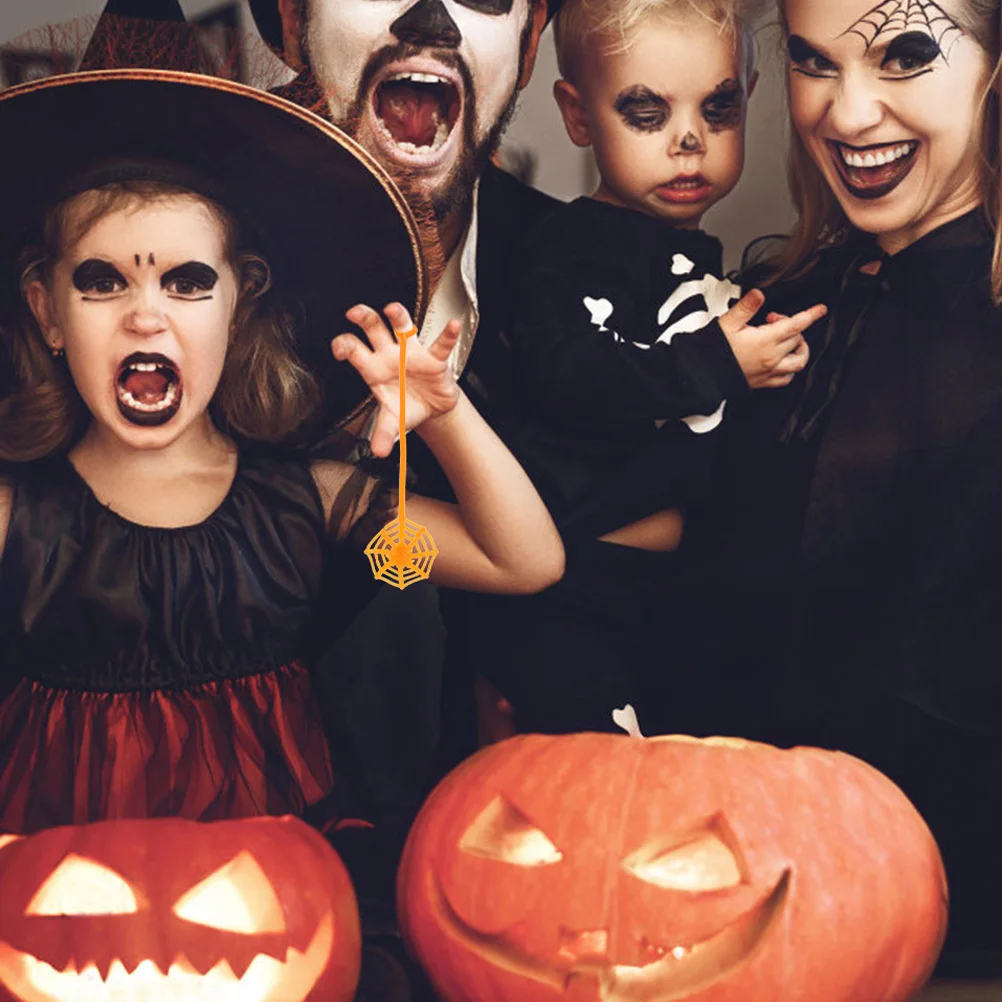 

50Pcs Sticky Spider Web Halloween Stretchy Webs Tpr Stretchable Stress Relief Kids Sensory Party Props Party Props