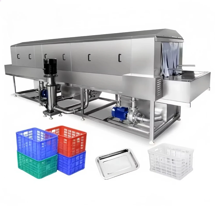 Custom Industrial Turnover Basket Washer Machine Pallet Tray Washing Equipment Factory Price