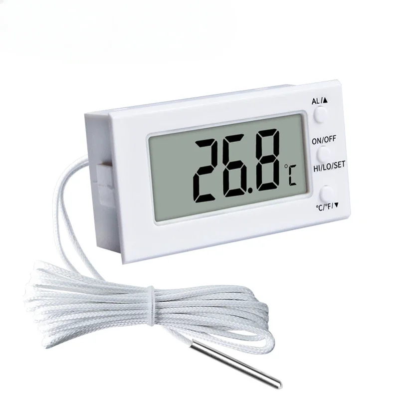 Oven Temperature Resistant Thermometer with Probe Temperature Range-50 C 300 C Embedded Electronic Digital Display