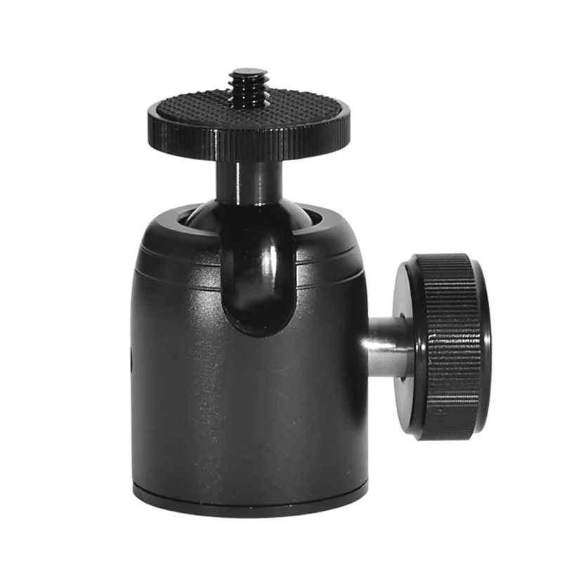 Mini Ball Head Mount Aluminum 360 Degree Swivel BallHead 1/4