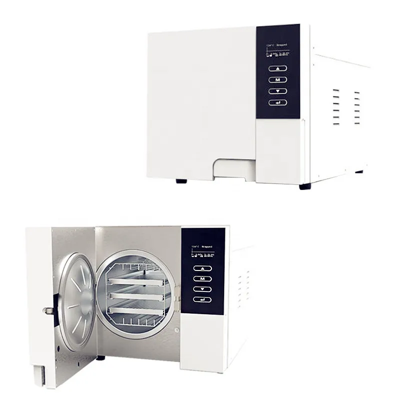 Esterilizador de vapor autoclave aprovado pela CE 23L LCD classe B com bomba de vácuo e gerador de vapor instantâneo