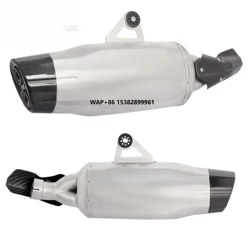 Motorcycle Exhaust Escape Slip on for R1250GS ADV R1250 GS Adventure 2008 2009-2017 Carbon Fiber Muffler DB Killer Link Pipe