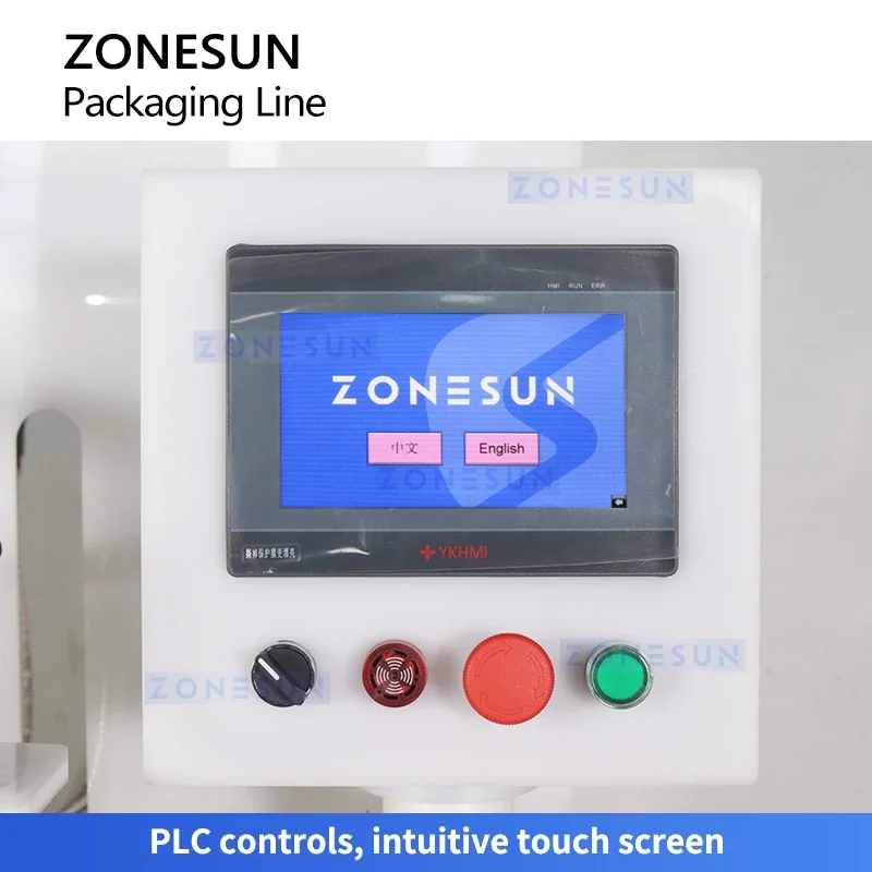 Zonesun 化学製品用包装ライン充填キャッピングおよびラベリングマシン 腐食性液体充填機 ZS-FAL180F6