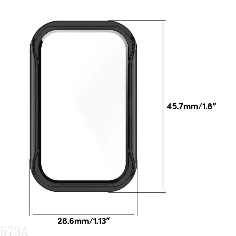 573A смягченные стеклянные бамперы раковины полная защитная крышка с царапин-защищенным ПК корпус для полосы 8 Active