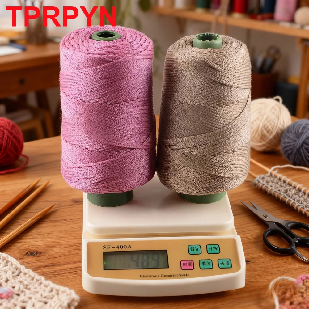 1Pc 230g Hollow Crochet Yarn Ice cool Thread Crocheting Hat Bag Summer Sun Hat Ice Rope DIY Hook line DIY Mat Cushion