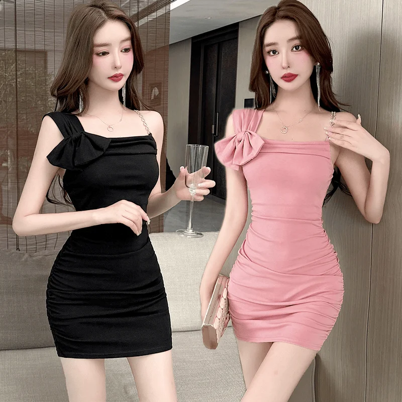 

Sexy Bal Tight Bodycon Dr Low Cut Strapl Summer Faion ort Skirt for Trendy Girls Tight Fit Chic Sle