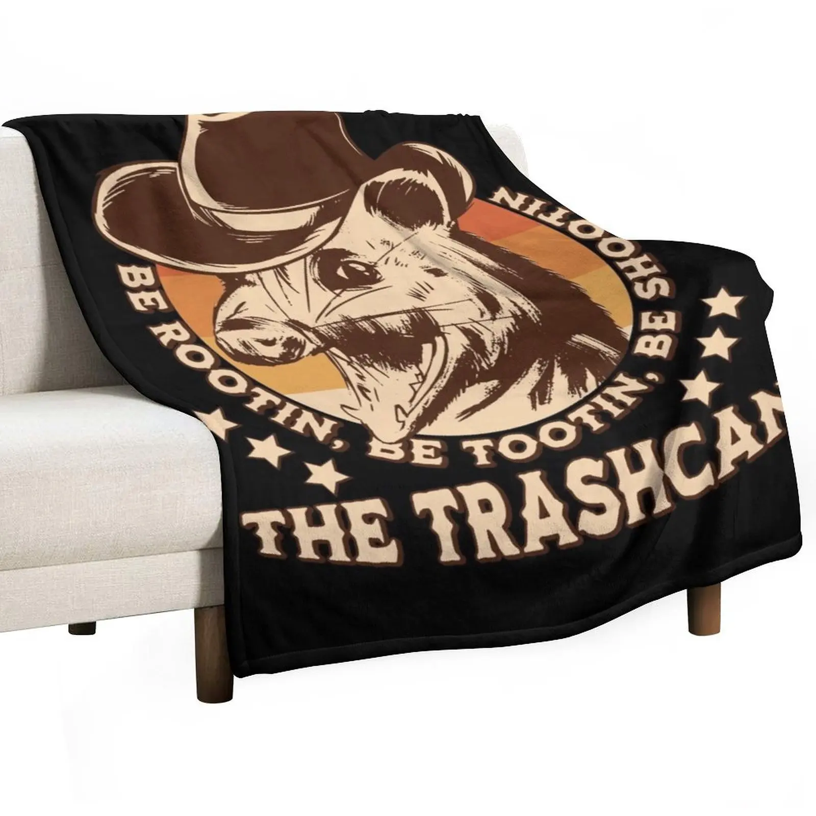 

The Cowboy Possum Throw Blanket Luxury Throw Flannels Blankets