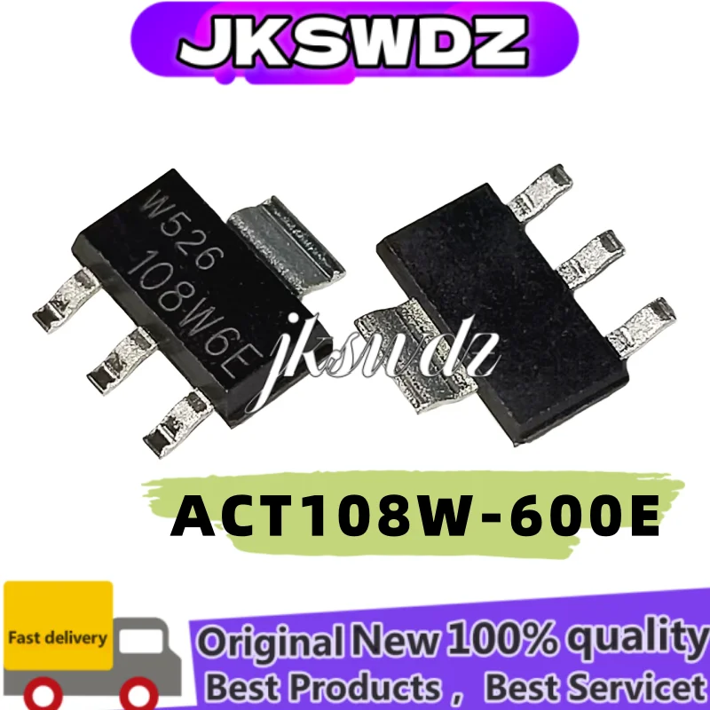 

10pcs Brand New and Original, Thyristor Parts 108W6E SOT223, ACT108W-600E